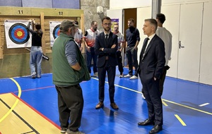 21 oct. 2025 - M. le Maire Gil Avérous au Gymnase Ampère